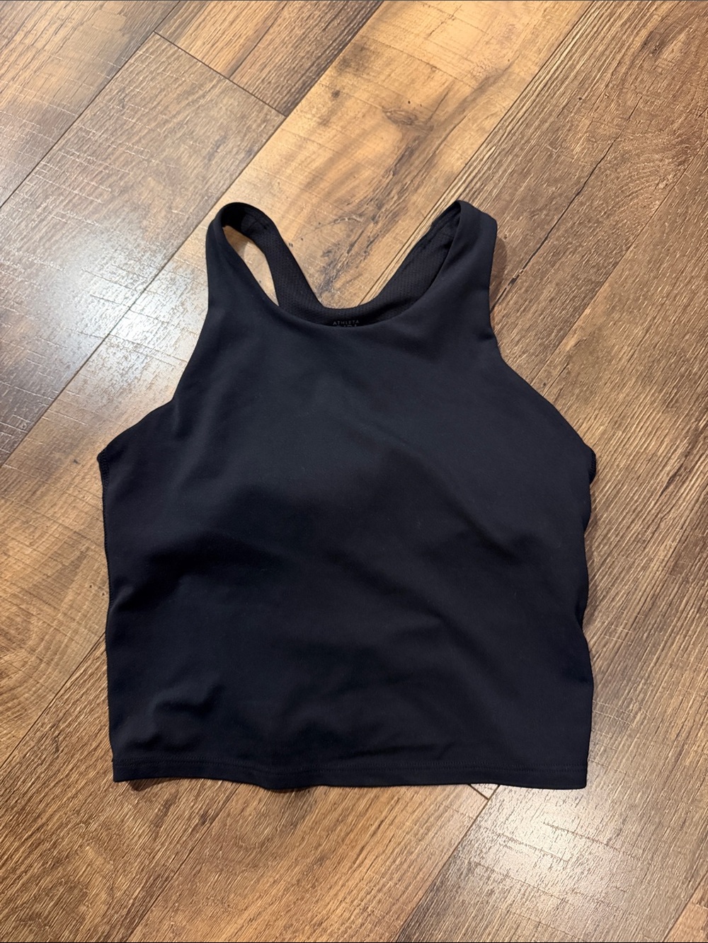 Athleta Black girls Racerback Crop Top - Unbranded